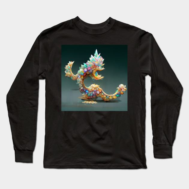 Dragon Stone Long Sleeve T-Shirt by ArkMinted